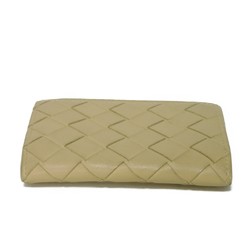 Bottega Veneta Card Case Holder Beige Bi-fold RFID Maxi Intrecciato Porridge 605720 VCPQ3 9762 Men's