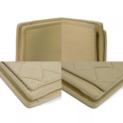 Bottega Veneta Card Case Holder Beige Bi-fold RFID Maxi Intrecciato Porridge 605720 VCPQ3 9762 Men's