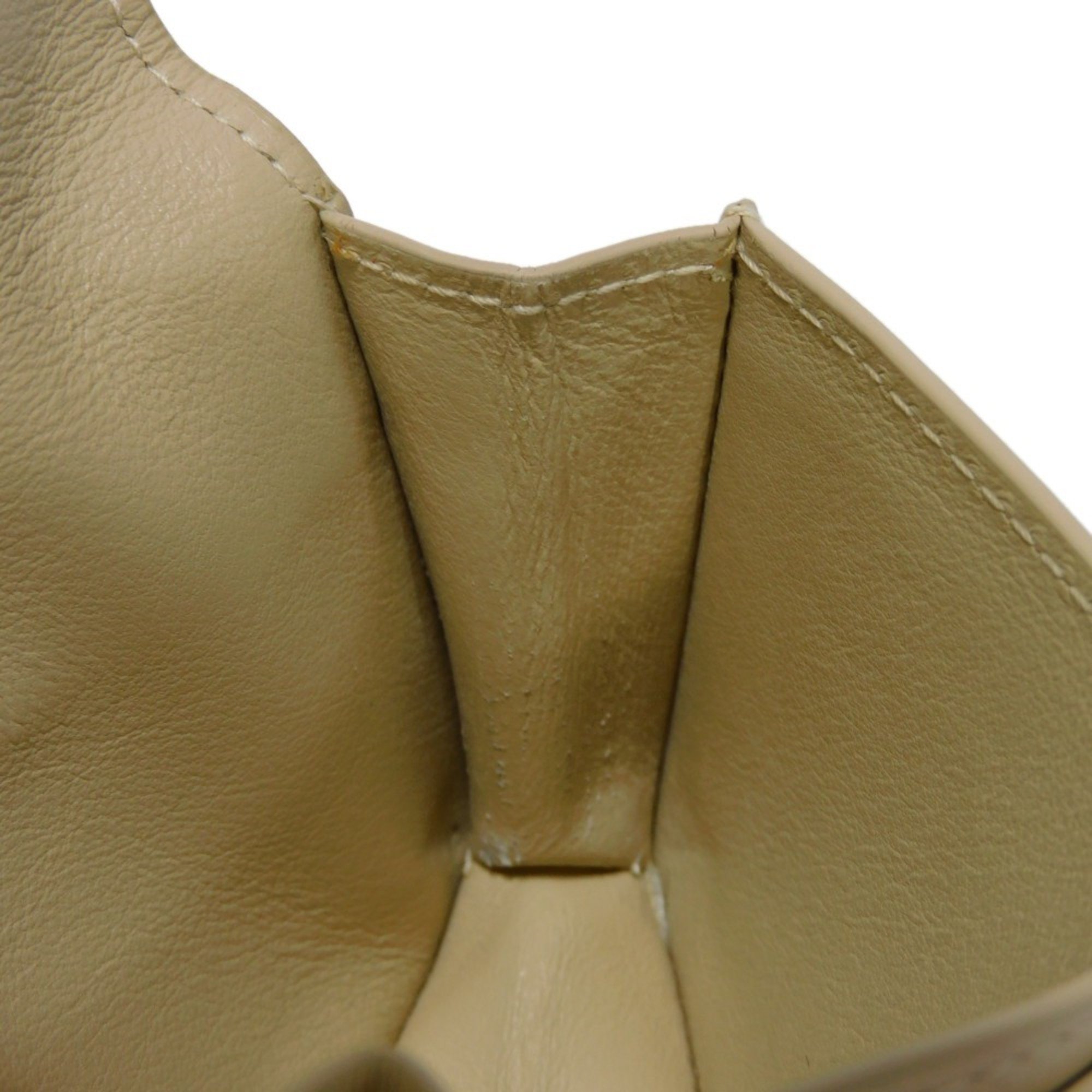 Bottega Veneta Card Case Holder Beige Bi-fold RFID Maxi Intrecciato Porridge 605720 VCPQ3 9762 Men's