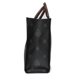 Berluti Tote Bag Ulis Small Signature Venezia Leather Cocoa Black Shoulder Crest Men's