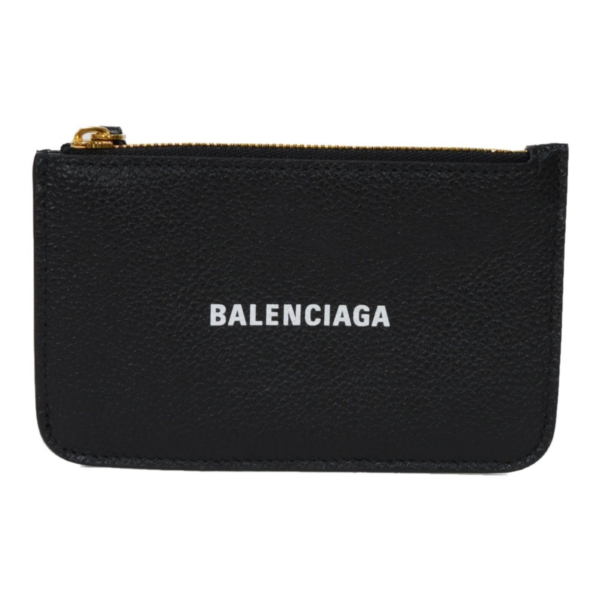 BALENCIAGA Coin Case Cash Card Holder Black Fragment New 637130 1IZIM 1090 Men's Women's