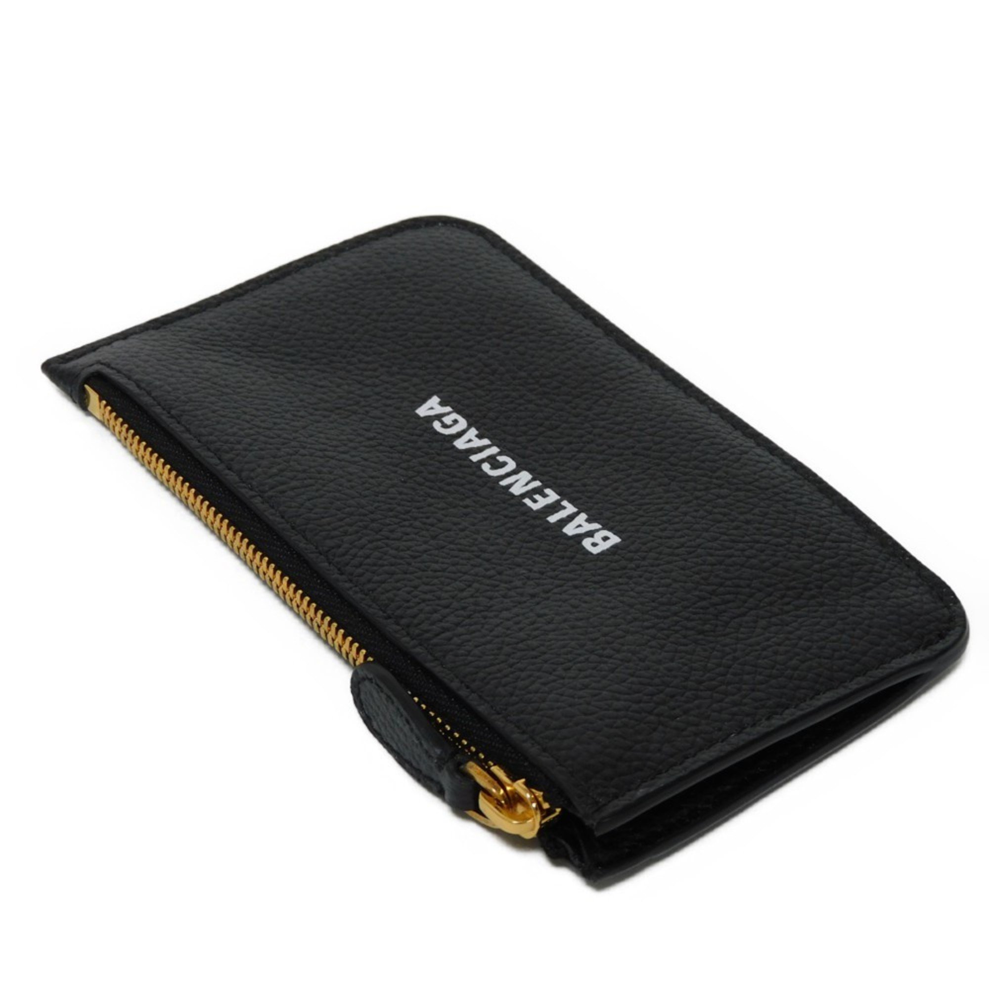 BALENCIAGA Coin Case Cash Card Holder Black Fragment New 637130 1IZIM 1090 Men's Women's