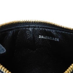 BALENCIAGA Coin Case Cash Card Holder Black Fragment New 637130 1IZIM 1090 Men's Women's