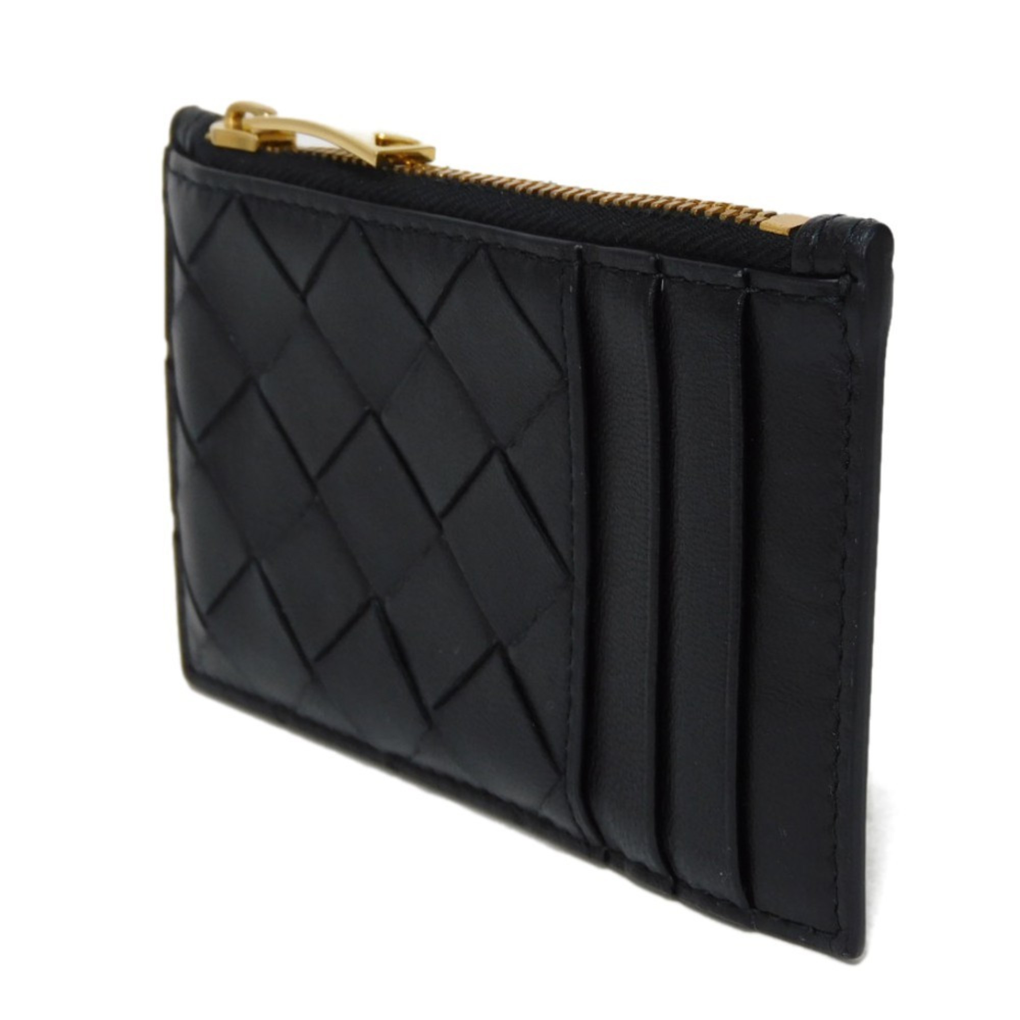 Bottega Veneta Coin Case Card Current Black RFID Maxi Intrecciato Nero 757889 VCPP3 8425 Men's Women's