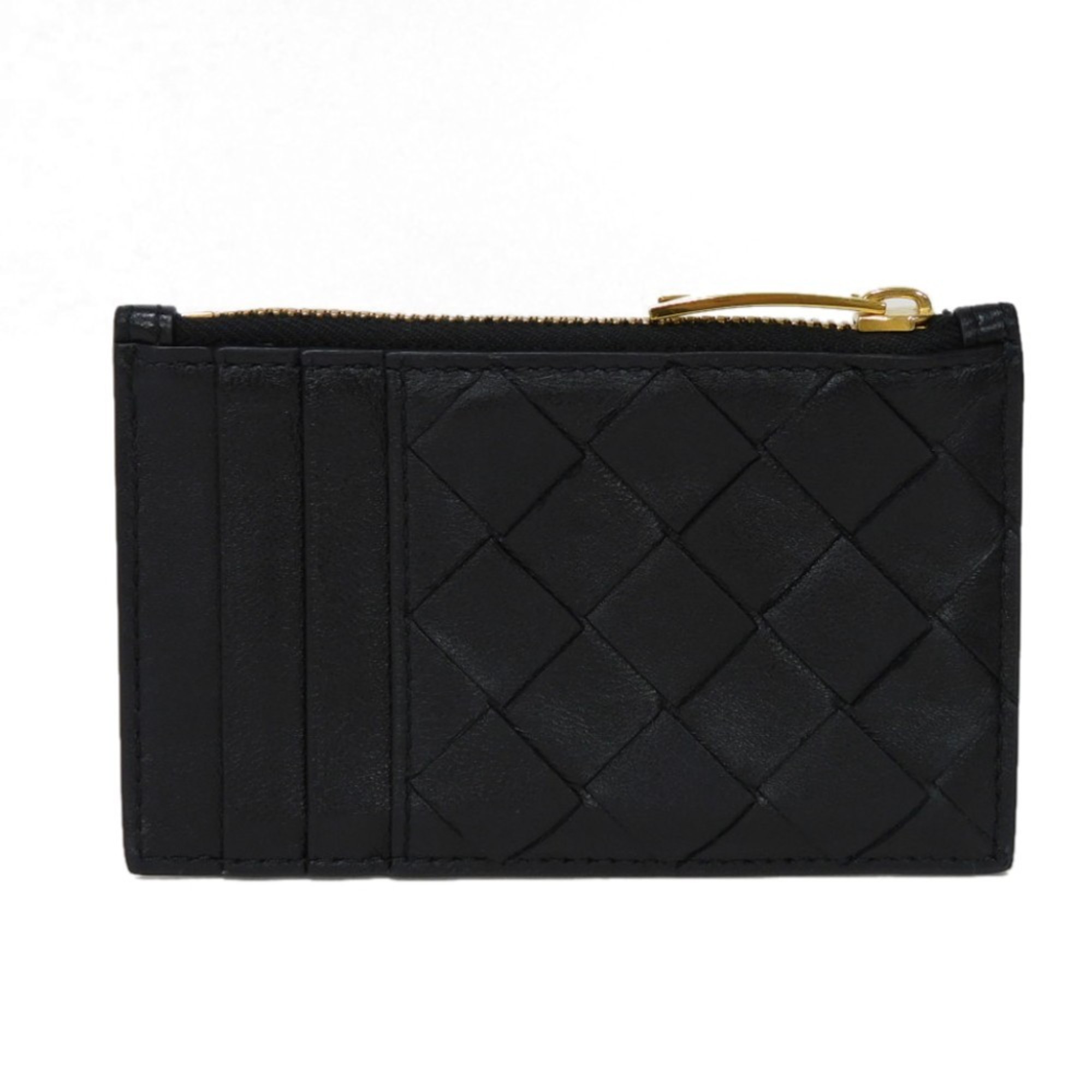 Bottega Veneta Coin Case Card Current Black RFID Maxi Intrecciato Nero 757889 VCPP3 8425 Men's Women's