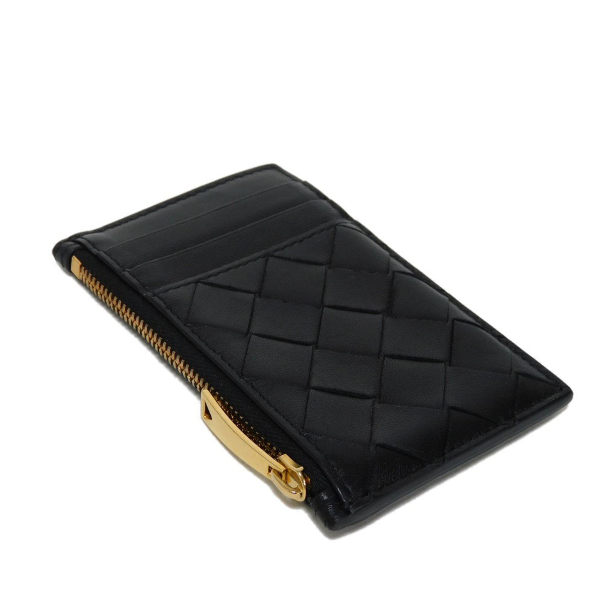 Bottega Veneta Coin Case Card Current Black RFID Maxi Intrecciato Nero 757889 VCPP3 8425 Men's Women's