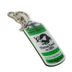 Louis Vuitton LOUIS VUITTON Keychain Portocle LV Paint Virgil Abloh Keyring Bag Charm Monogram Green MP3384 Men's