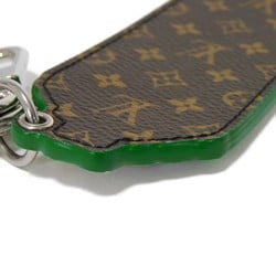 Louis Vuitton LOUIS VUITTON Keychain Portocle LV Paint Virgil Abloh Keyring Bag Charm Monogram Green MP3384 Men's