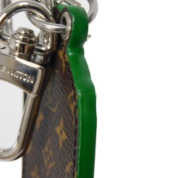 Louis Vuitton LOUIS VUITTON Keychain Portocle LV Paint Virgil Abloh Keyring Bag Charm Monogram Green MP3384 Men's