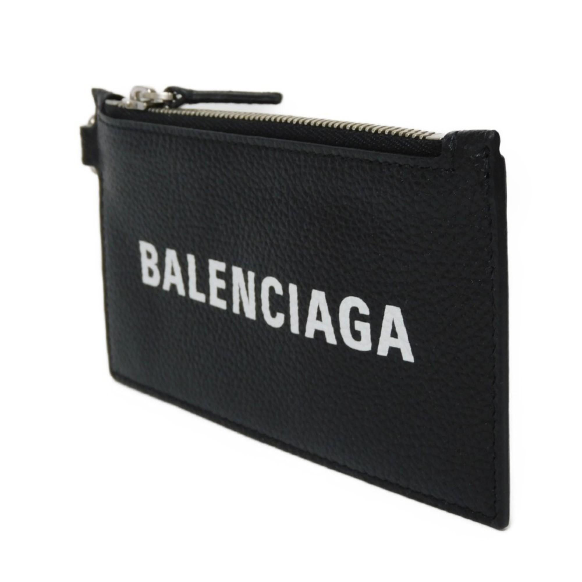 BALENCIAGA Coin Case Cash Card Strap Black Fragment New 594548 0OTV3 1090 Men's