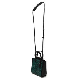 Coach COACH Handbag Troop Tote 16 Snakeskin Black Shoulder Bag Exotic Pine Green 79295 Women's