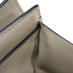 LOEWE Tri-fold Wallet Rosemary Tan Trio Color Compact Anagram C660S26X03 Men's Women's Billfold