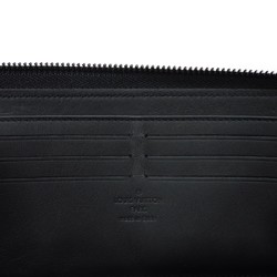 Louis Vuitton LOUIS VUITTON Long Wallet Zippy Dragonne Handle Strap Black RFID LV Aerogram Noir M69831 Men's Billfold