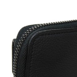 Louis Vuitton LOUIS VUITTON Long Wallet Zippy Dragonne Handle Strap Black RFID LV Aerogram Noir M69831 Men's Billfold