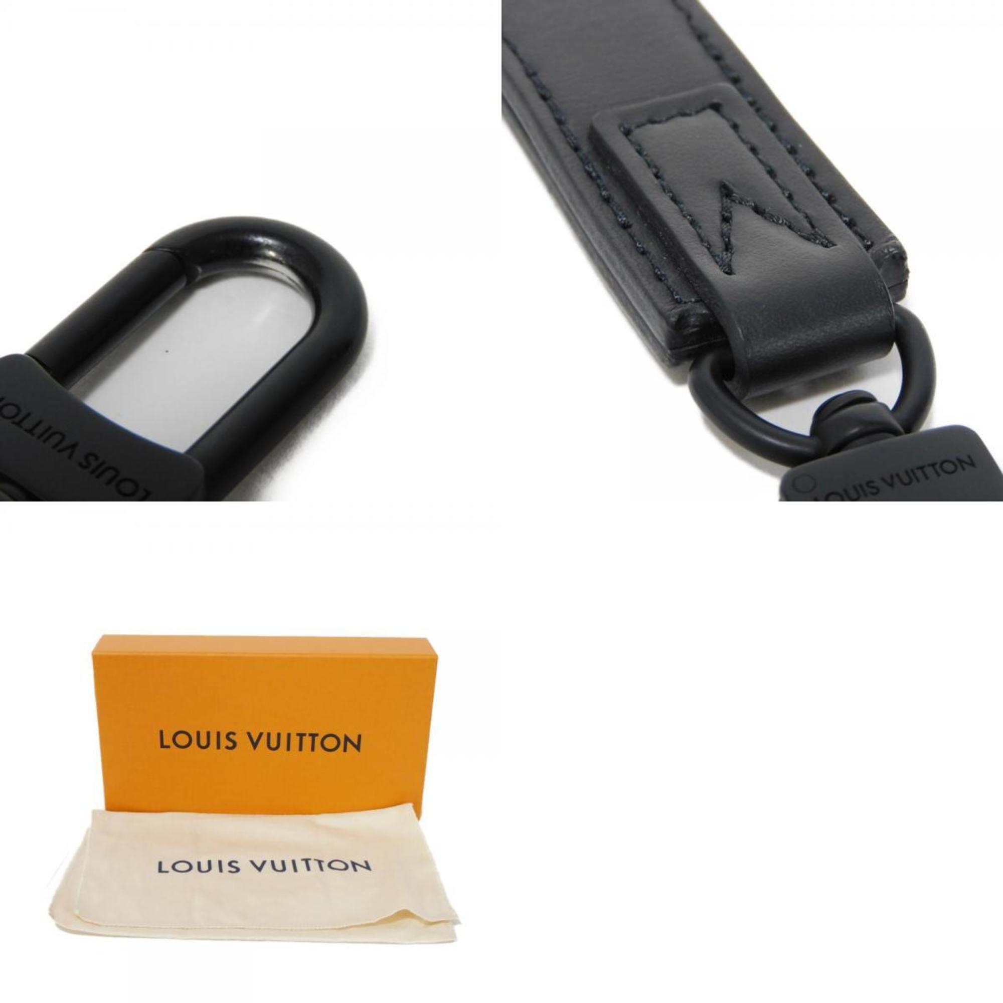 Louis Vuitton LOUIS VUITTON Long Wallet Zippy Dragonne Handle Strap Black RFID LV Aerogram Noir M69831 Men's Billfold