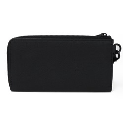 Louis Vuitton LOUIS VUITTON Long Wallet Zippy Dragonne Handle Strap Black RFID LV Aerogram Noir M69831 Men's Billfold