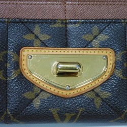 Louis Vuitton LOUIS VUITTON Long Wallet Portefeuille Sarah Turnlock Twistlock Stitch Bifold Monogram Etoile Maron M66556 Men's Women's Billfold