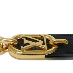 Louis Vuitton LOUIS VUITTON Keychain Portecle Dragonne LV Link Signature Maroon Gold Monogram Noir M00826 Men's