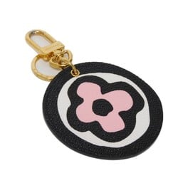 Louis Vuitton LOUIS VUITTON Keychain Porte Cle Illustre Wild at Heart Animal Pink Monogram Noir MP3070 Men's Women's