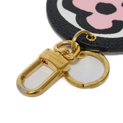 Louis Vuitton LOUIS VUITTON Keychain Porte Cle Illustre Wild at Heart Animal Pink Monogram Noir MP3070 Men's Women's