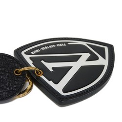 Louis Vuitton LOUIS VUITTON Keychain Porto Cle World Tour Sticker Black Bag Charm Key Ring My LV Noir M63201 Men's Women's