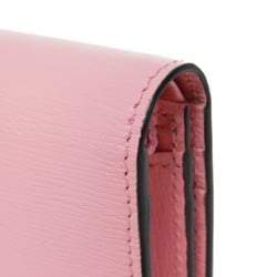 Gucci GUCCI Bi-fold wallet Bananya Compact Banana Lightning Bolt Inazuma Pastel Light Pink 701009 Women's Billfold