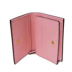 Gucci GUCCI Bi-fold wallet Bananya Compact Banana Lightning Bolt Inazuma Pastel Light Pink 701009 Women's Billfold