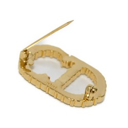 Christian Dior Dior Brooch Clair D Lune Current Crystal Gold CD Clear V0362CDLCY_D301 Women's