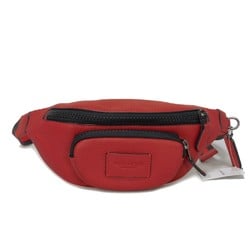 Coach COACH Body Bag Sprint Belt 24 Pale Blue Waist Pouch Embossed Red CJ684 Men's