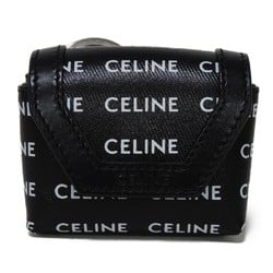 CELINE Keychain Envelope AirPods Keyring Embossed Black White Airpods 10H402DTD.38AW Men's Women's