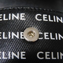 CELINE Keychain Envelope AirPods Keyring Embossed Black White Airpods 10H402DTD.38AW Men's Women's