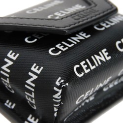 CELINE Keychain Envelope AirPods Keyring Embossed Black White Airpods 10H402DTD.38AW Men's Women's