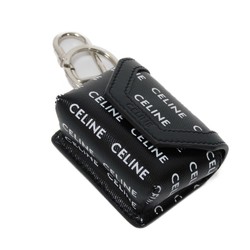 CELINE Keychain Envelope AirPods Keyring Embossed Black White Airpods 10H402DTD.38AW Men's Women's