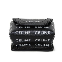 CELINE Keychain Envelope AirPods Keyring Embossed Black White Airpods 10H402DTD.38AW Men's Women's