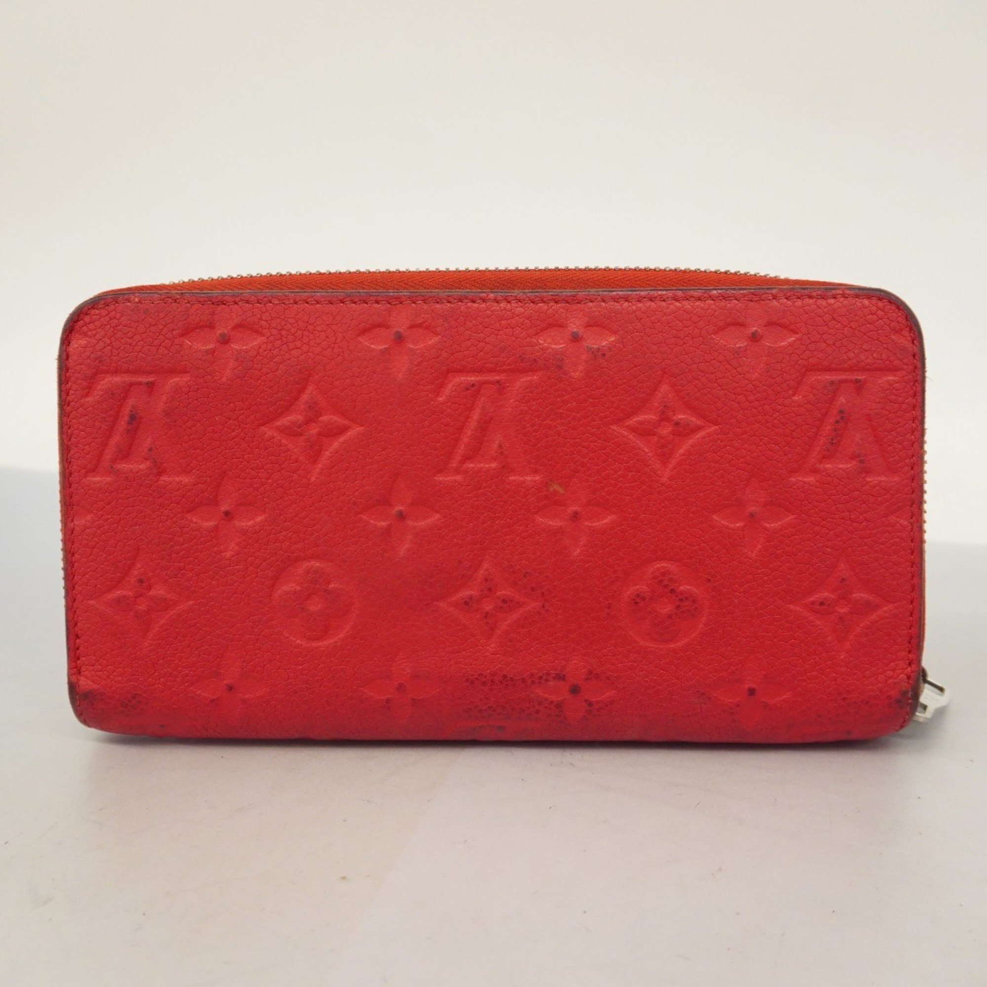 Louis Vuitton Long Wallet Monogram Empreinte Zippy M60942 Dahlia Ladies