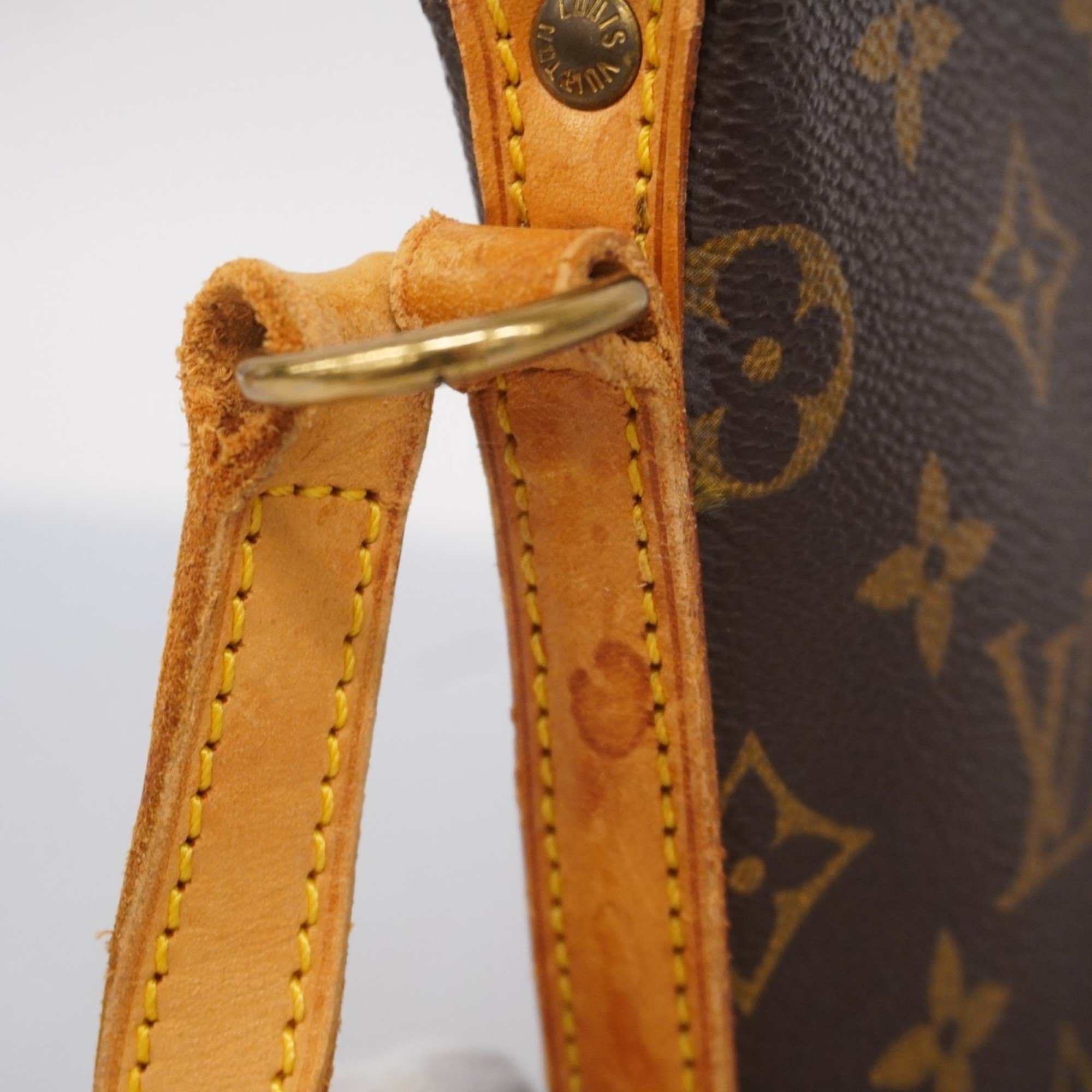 Louis Vuitton Shoulder Bag Monogram Drouot M51290 Brown Ladies