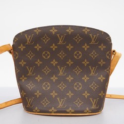 Louis Vuitton Shoulder Bag Monogram Drouot M51290 Brown Ladies