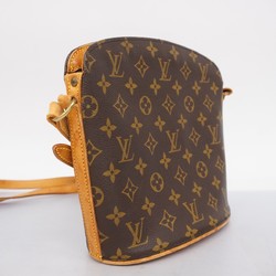 Louis Vuitton Shoulder Bag Monogram Drouot M51290 Brown Ladies