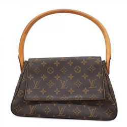 Louis Vuitton Shoulder Bag Monogram Looping M51147 Brown Ladies