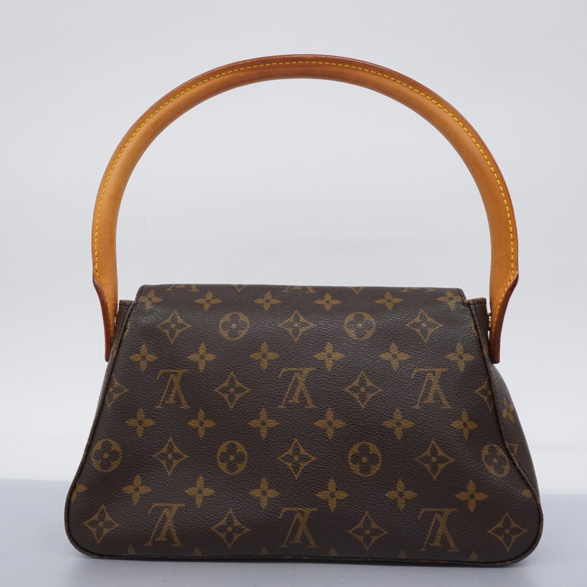 Louis Vuitton Shoulder Bag Monogram Looping M51147 Brown Ladies