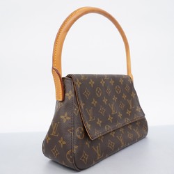 Louis Vuitton Shoulder Bag Monogram Looping M51147 Brown Ladies