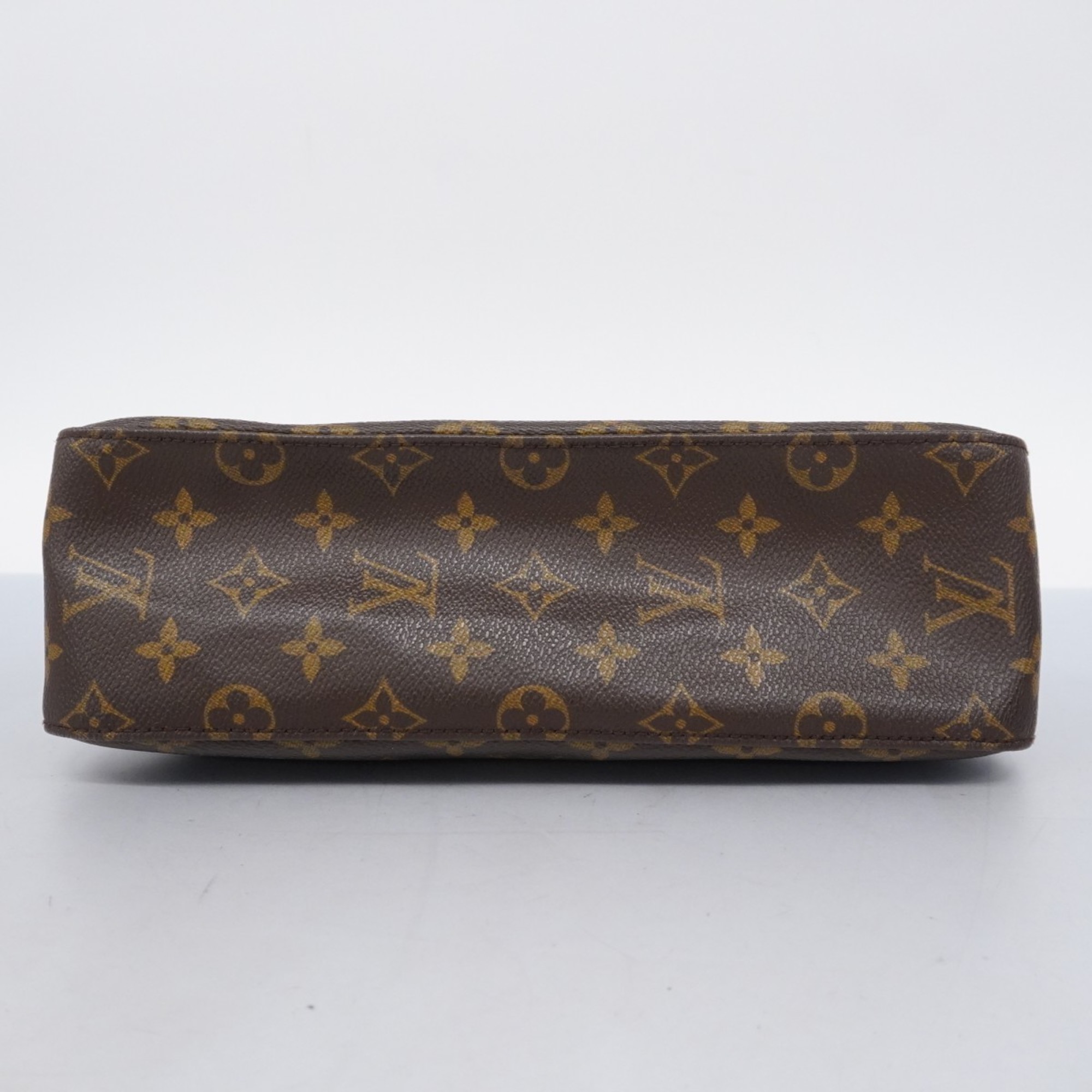 Louis Vuitton Shoulder Bag Monogram Looping M51147 Brown Ladies