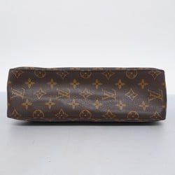 Louis Vuitton Shoulder Bag Monogram Looping M51147 Brown Ladies