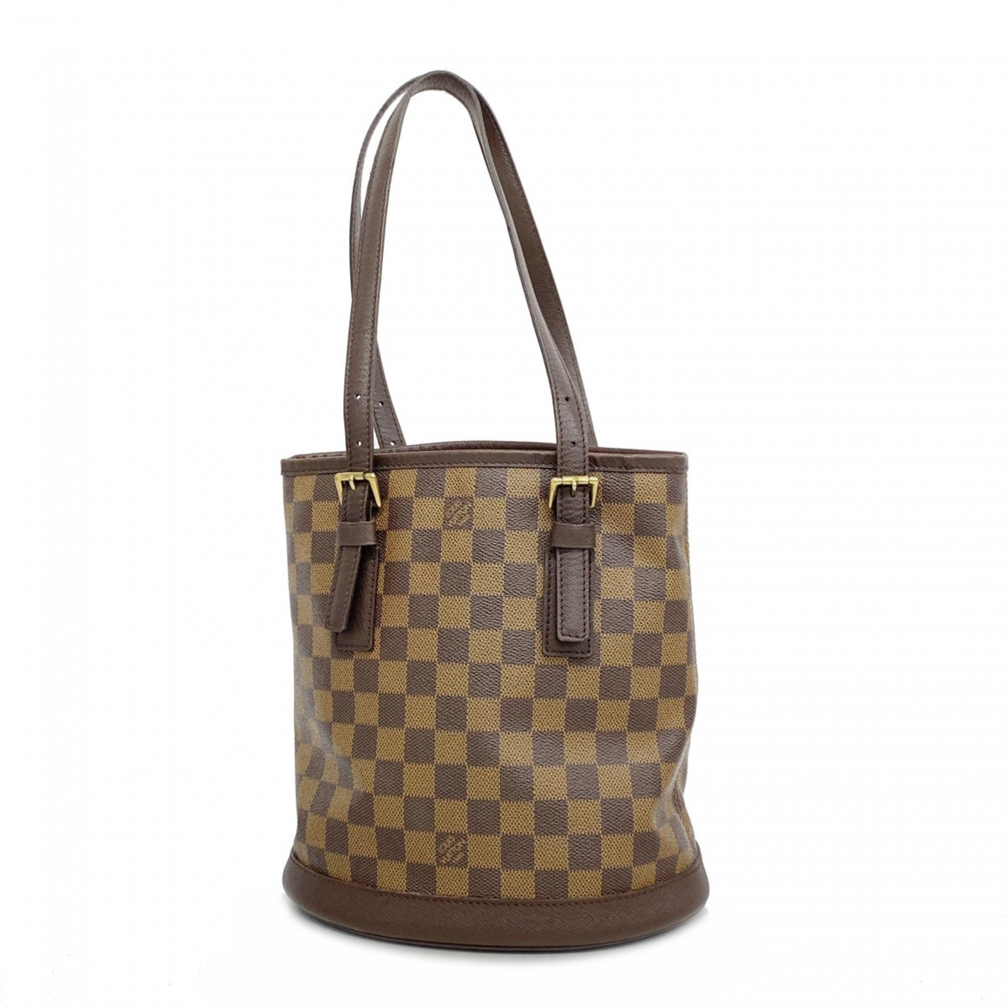 Louis Vuitton Tote Bag Damier Marais N42240 Ebene Ladies