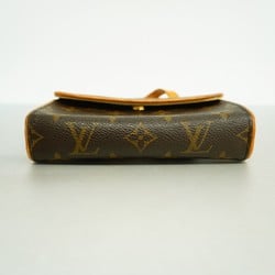 Louis Vuitton Waist Bag Monogram Pochette Florentine M51855 Brown Women's