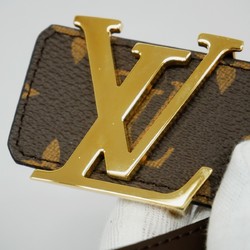 Louis Vuitton Belt Monogram LV Initial Santur M0323 Brown Men's