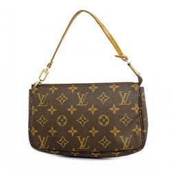 Louis Vuitton Pouch Monogram Pochette Accessoires M51980 Brown Women's