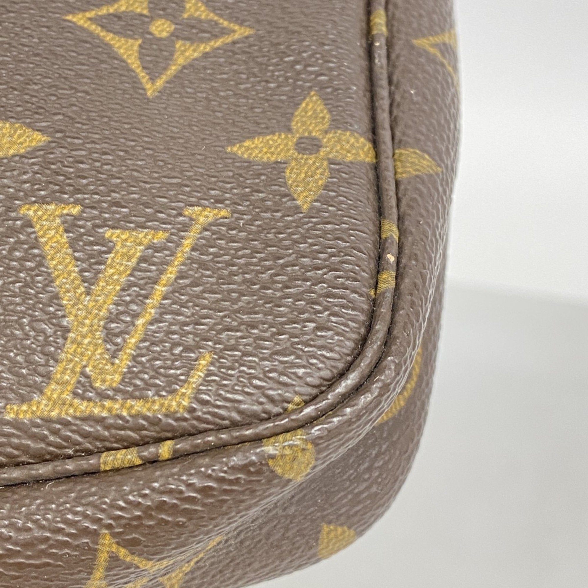 Louis Vuitton Pouch Monogram Pochette Accessoires M51980 Brown Women's