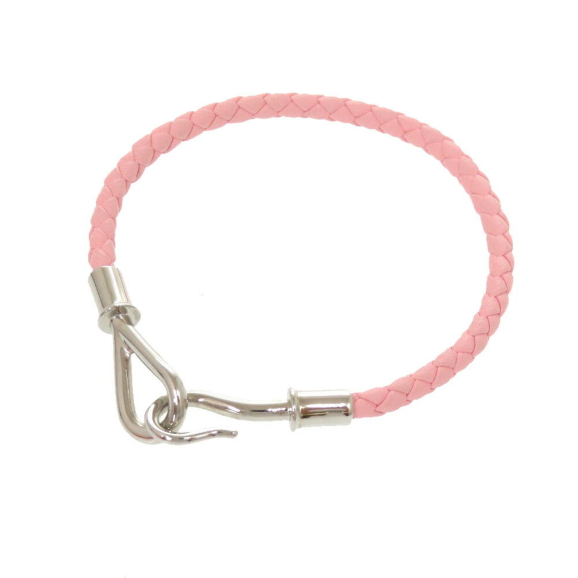 Hermes Jumbo Bracelet Leather Rose Confetti 1531 HERMES