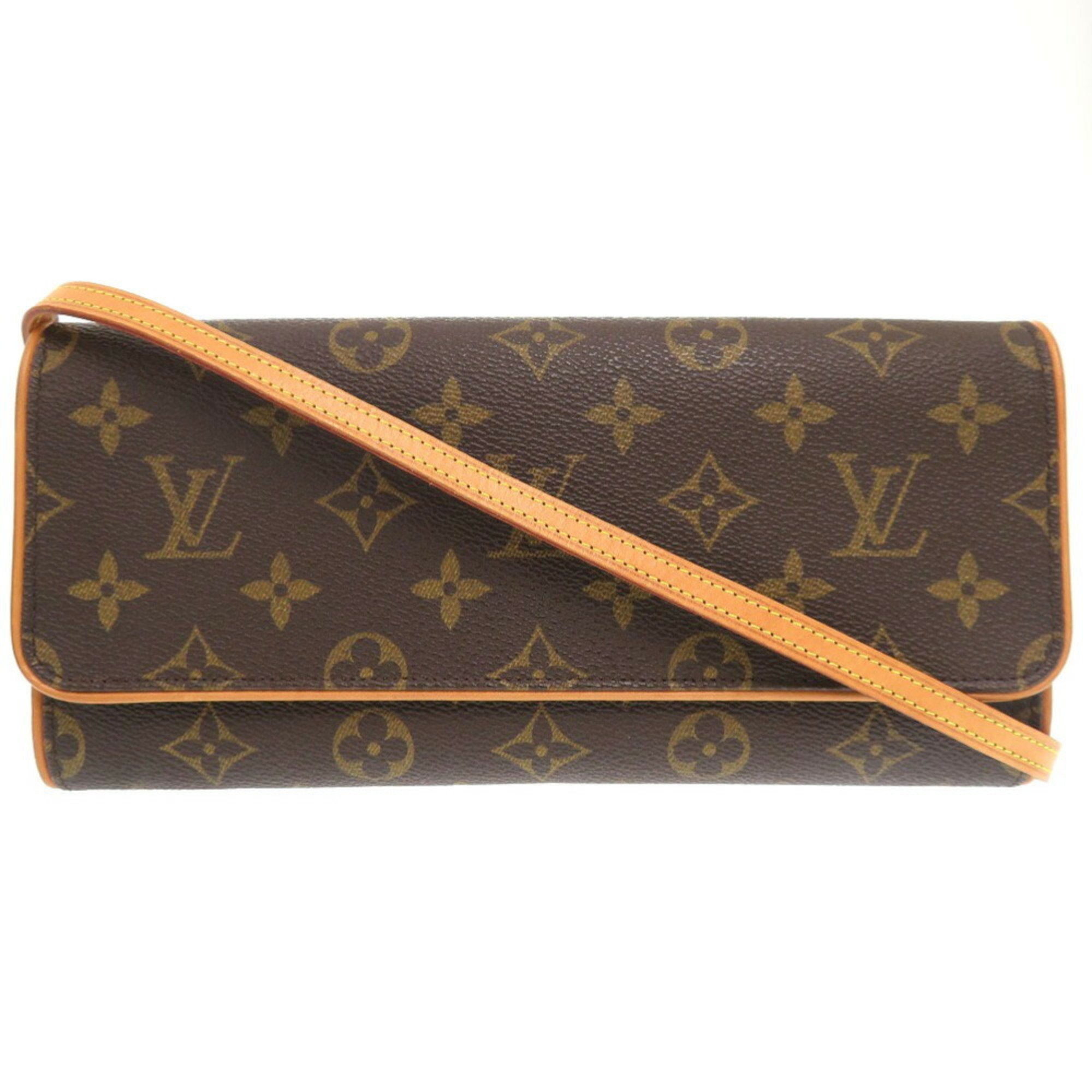 Louis Vuitton Pochette Twin GM Monogram M51852 Shoulder Bag LV 0592 LOUIS VUITTON